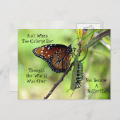 Carte postale Caterpillar / Caterpillar (Devant / Derrière)