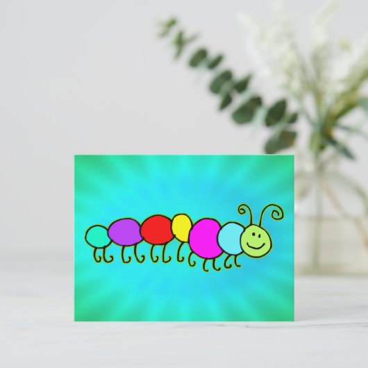 Carte Postale Caterpillar Netty (Debout devant)