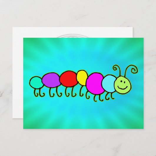 Carte Postale Caterpillar Netty (Devant / Derrière)