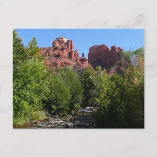 Carte Postale Cathedral Rock and Stream à Sedona Arizona (Devant)