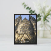 Carte Postale cathédrale (Debout devant)