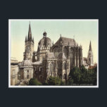 Carte Postale Cathédrale, Aix-la-Chapelle, Rhin, Allemagne rare<br><div class="desc">Une magnifique, rare photochrom de la cathédrale, Aix-la-Chapelle, le Rhin, Allemagne. Photochrom ou 'procédé Aac', est le processus par lequel les images colorées sont produites à partir de négatifs photographiques noirs et blancs via le transfert photographique direct d'un négatif sur les plaques d'impression lithographique. Cela lui donne une grande texture,...</div>