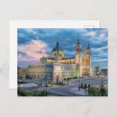 Carte Postale Cathédrale Almuneda de Madrid (Devant / Derrière)