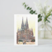 Carte Postale Cathédrale ancienne à Cologne/Koln (Debout devant)