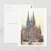 Carte Postale Cathédrale ancienne à Cologne/Koln (Devant / Derrière)