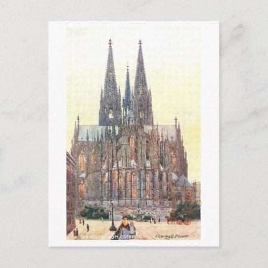 Carte Postale Cathédrale ancienne à Cologne/Koln (Devant)