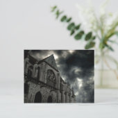 Carte Postale cathédrale avec ciel dramatique (Debout devant)