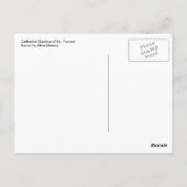 Carte Postale Cathédrale Basilique de Saint François Père Noël F (Dos)