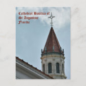 Carte Postale Cathédrale Basilique de St. Augustine Floride (Devant)