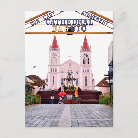 Carte Postale Cathédrale de Baguio (Devant)