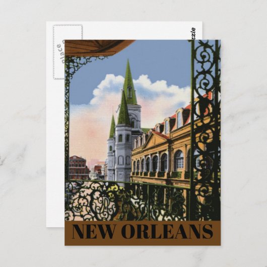 Carte Postale Cathédrale de Balcony (Devant / Derrière)