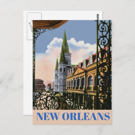 Carte Postale Cathédrale de Balcony (Devant / Derrière)