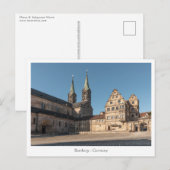 Carte Postale Cathédrale de Bamberg, Allemagne (Devant / Derrière)