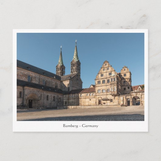 Carte Postale Cathédrale de Bamberg, Allemagne (Devant)