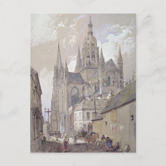 Carte Postale Cathédrale de Bayeux, Vue du sud-est (Devant)