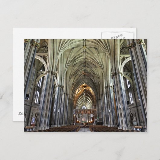 Carte Postale Cathédrale de Bristol (Devant / Derrière)