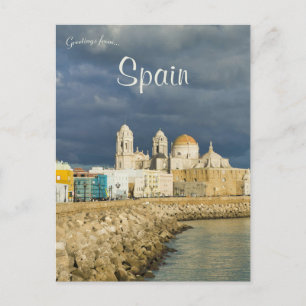 Carte Postale Cathédrale de Cadix à Cadix Espagne