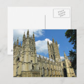 Carte Postale Cathédrale de Canterbury (Devant / Derrière)