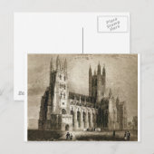 Carte Postale Cathédrale de Canterbury (Devant / Derrière)