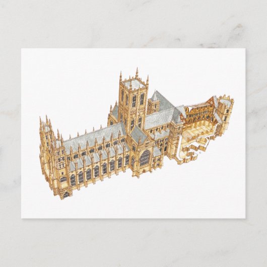 Carte Postale Cathédrale de Canterbury. Grande-Bretagne (Devant)