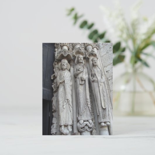 Carte Postale Cathédrale de Chartre (Debout devant)