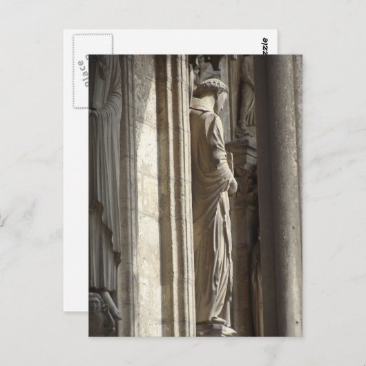 Carte Postale Cathédrale de Chartres (Devant / Derrière)