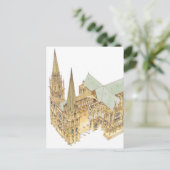 Carte Postale Cathédrale de Chartres. France (Debout devant)