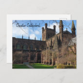 Carte Postale Cathédrale de Chester (Devant / Derrière)