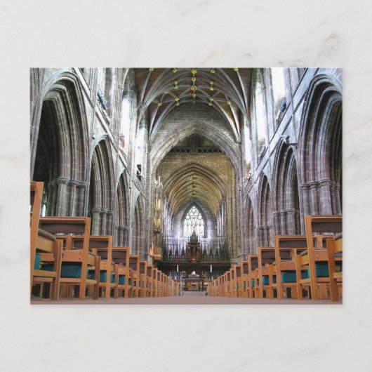Carte Postale Cathédrale de Chester (Devant)