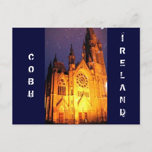 Carte Postale Cathédrale de Cobh Irlande (Devant)