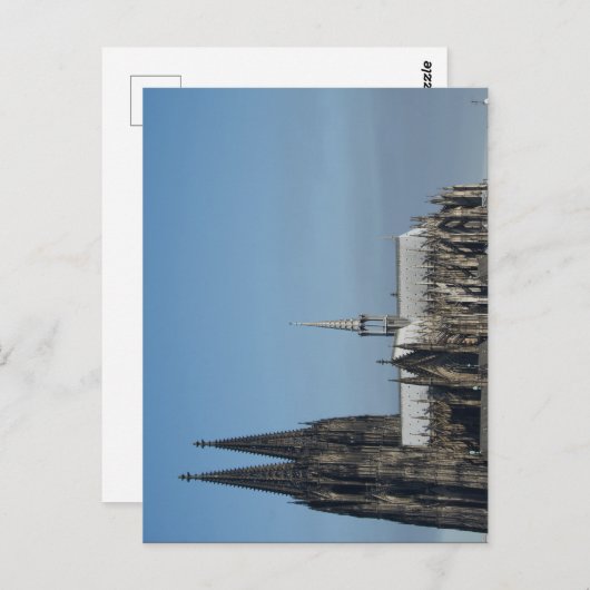 Carte Postale Cathédrale de Cologne (Devant / Derrière)