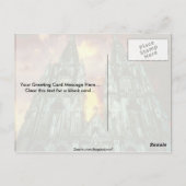 Carte Postale Cathédrale de Cologne avec soleil (Dos)