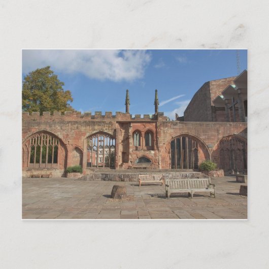 Carte Postale Cathédrale de Coventry (Devant)