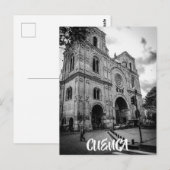Carte Postale Cathédrale de Cuenca, Equateur (Devant / Derrière)