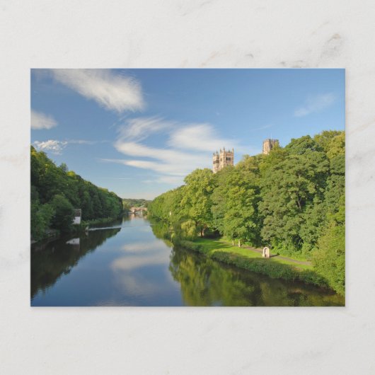 Carte Postale Cathédrale de Durham, sur le fleuve Wear (Devant)