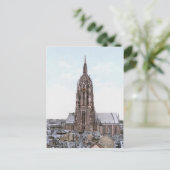 Carte Postale Cathédrale de Francfort (Debout devant)
