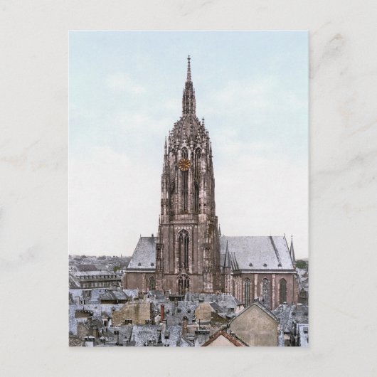 Carte Postale Cathédrale de Francfort (Devant)