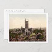Carte Postale Cathédrale de Gloucester I, Gloucestershire, Angle (Devant / Derrière)