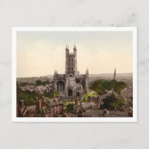 Carte Postale Cathédrale de Gloucester I, Gloucestershire, Angle