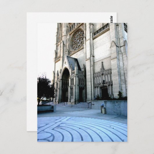 Carte Postale Cathédrale de Grace (Devant / Derrière)