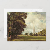 Carte Postale Cathédrale de John Constable | Salisbury de mA (Devant / Derrière)