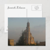 Carte Postale Cathédrale de Jounieh Liban (Devant / Derrière)