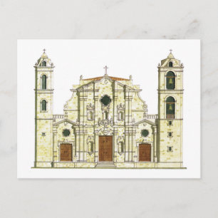 Carte Postale Cathédrale de La Habana. Cuba