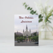 Carte Postale Cathédrale de la Nouvelle-Orléans, Louisiane St (Debout devant)