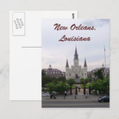 Carte Postale Cathédrale de la Nouvelle-Orléans, Louisiane St (Devant / Derrière)