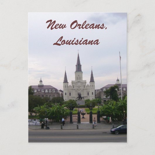 Carte Postale Cathédrale de la Nouvelle-Orléans, Louisiane St (Devant)