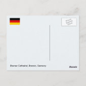 Carte Postale Cathédrale de l'Allemagne, Brême, Brême (Dos)