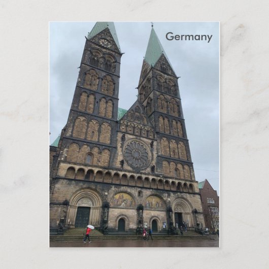 Carte Postale Cathédrale de l'Allemagne, Brême, Brême (Devant)
