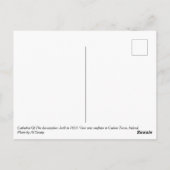 Carte Postale Cathédrale De L'Assomption, Ville De Carlow (Dos)