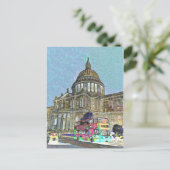 Carte Postale Cathédrale de Londres (Debout devant)